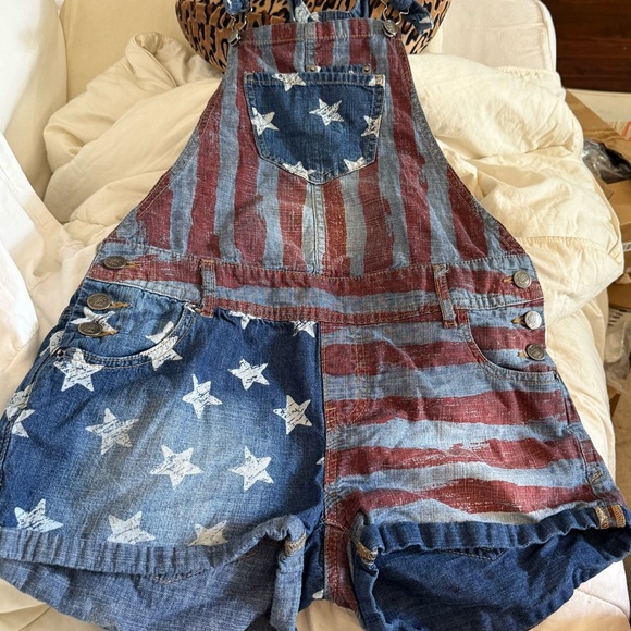 Overall Rag American Rag | Jeans | American Rag Short Overalls Shortalls Denim ...
